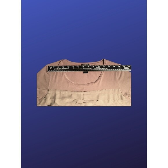 ANN TAYLOR PETITE Shutter Pleated Top, COCOA BROWN, Women's Size SP, NWOT - Picture 7 of 9